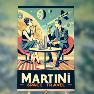 Martini Space Travel Affiches de l'équipage de con