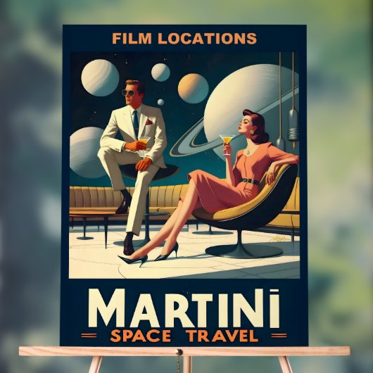 Martini Space Travel Affiches Emplacements du film (Neutre)