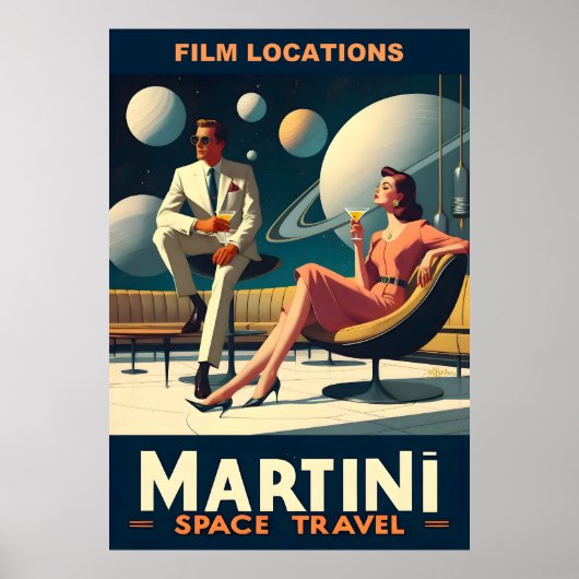 Martini Space Travel Affiches Emplacements du film (Devant)