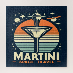 Martini Space Travel Lift Off Logo Legpuzzel