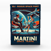 Martini Space Travel Poster Rogue Space Port Fotoblokken (Voorkant)