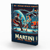 Martini Space Travel Poster Rogue Space Port Fotoblokken (Rechts)