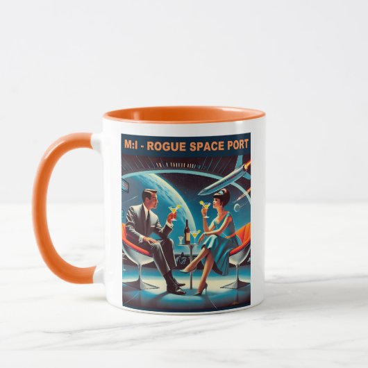 Martini Space Travel Poster Rogue Space Port Mok (Links)