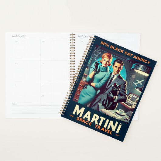 Martini Space Travel Poster SP5 : Agence de Chat N (Devant avec enveloppe)