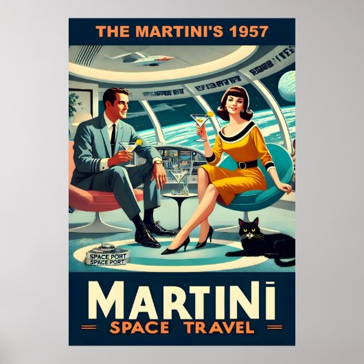 Martini Space Travel Posters The Martini's 1957 (Devant)