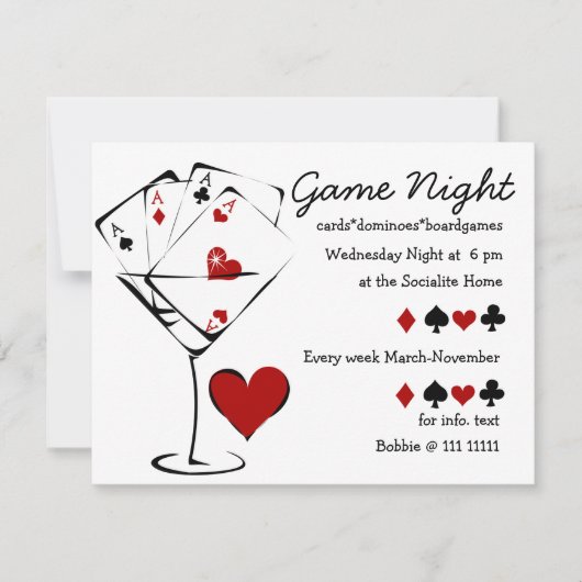 Martini Suit Kaart (Voorkant)