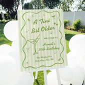 Martini thema Verjaardagsfeest Acryl Bord