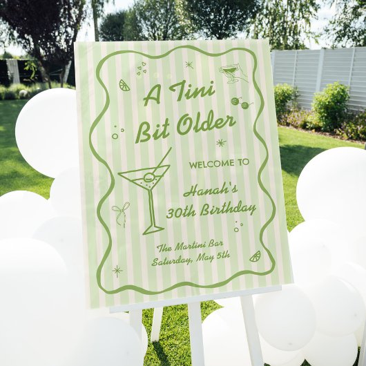 Martini thème Anniversaire