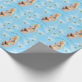 Martini tijd Bikini Babe Thunder_Cove Cadeaupapier (Hoek)