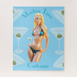 Martini tijd Bikini Babe Thunder_Cove Legpuzzel