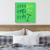 Martini Time [Retro Style] Canvas Afdruk (Insitu (Slaapkamer))