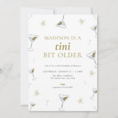 Martini Tini Bit Ancien Adulte Invitation Annivers (Devant)