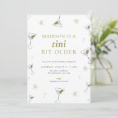 Martini Tini Bit Ancien Adulte Invitation Annivers (Debout devant)