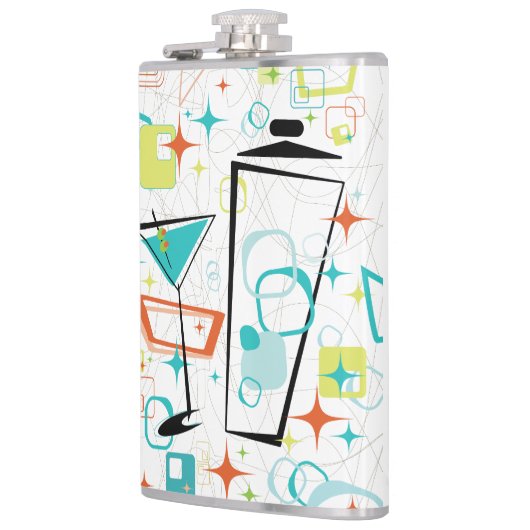 Martini un Aller-Aller 8 onces. Flacon enveloppé (Gauche)