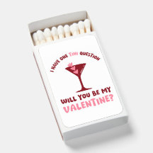Martini Valentines Roze en Rode Moderne Galentines