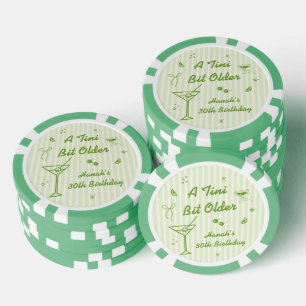 Martini Verjaardagsfeest thema Poker Chips