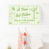 Martini Verjaardagsfeest Welkom Spandoek (Insitu)