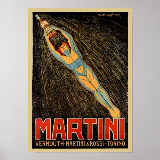 Martini Vermouth Poster (Voorkant)