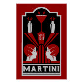Martini vintage Art déco (Devant)
