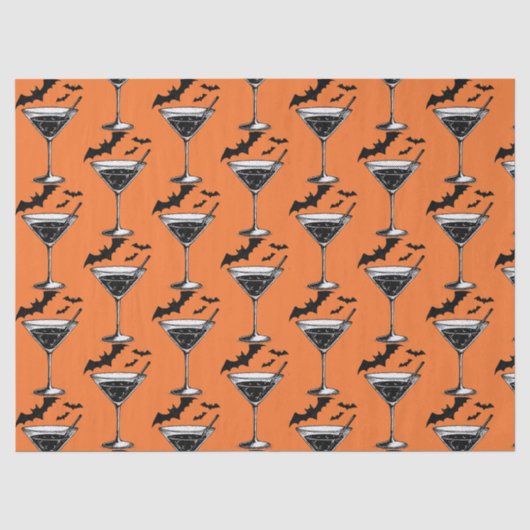 Martini Vleermuizen Tissuepapier (Voorkant)
