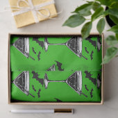 Martini Vleermuizen Tissuepapier (Geschenk)