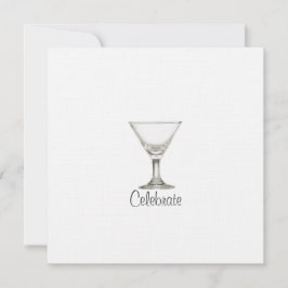 Martini Wedding Kaart