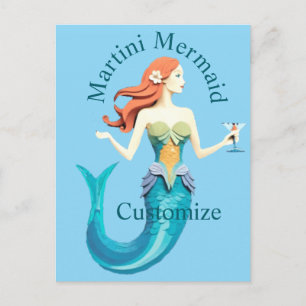Martini Zeemeermin Thunder_Cove Briefkaart