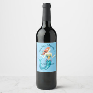 Martini Zeemeermin Thunder_Cove Wijn Etiket