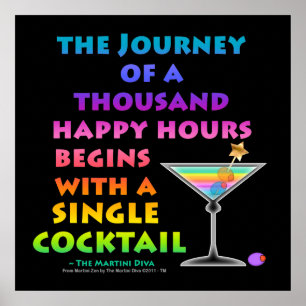 MARTINI ZEN - Happy Hour Reisposters, Print