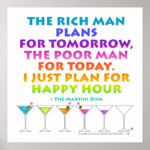 MARTINI ZEN - Plan pour affiches Happy Hour, Impr