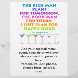 MARTINI ZEN - Plan voor Happy Hour Flyer