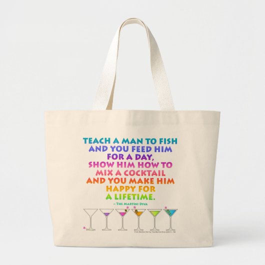 MARTINI ZEN - Sac cabas de courses pour toute une (Devant)