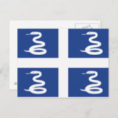 Martinique Flag Briefkaart (Voorkant / Achterkant)