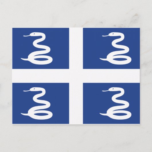 Martinique Flag Briefkaart (Voorkant)