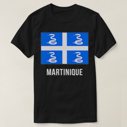 Martinique Flag Martinican T-shirt (Design voorkant)