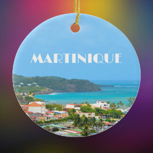 Martinique haven foto keramisch ornament