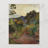 Martinique Landschap door Paul Gauguin, 1887 Postc Briefkaart (Voorkant)