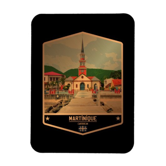 Martinique Magneet (Verticaal)
