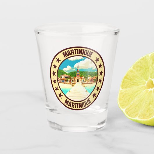 Martinique Shot Glas (Voorkant)