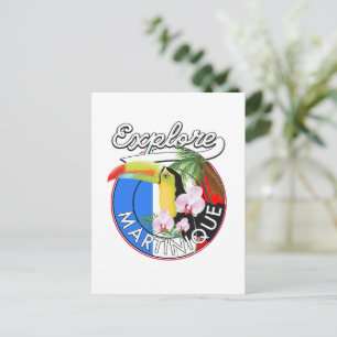 Martinique Travel logo Briefkaart