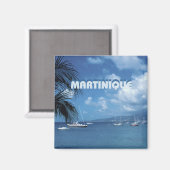 Martinique Travel Photo Souvenir Frigo Magnets (Recto/Verso)