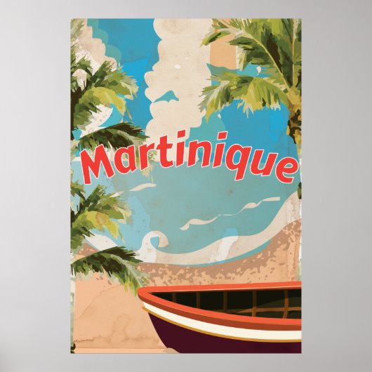 Martinique  vakantie-Poster Poster (Voorkant)