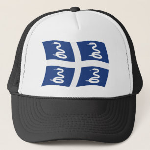 Martinique Vlag Hoed Trucker Pet