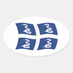 Martinique Vlag Sticker