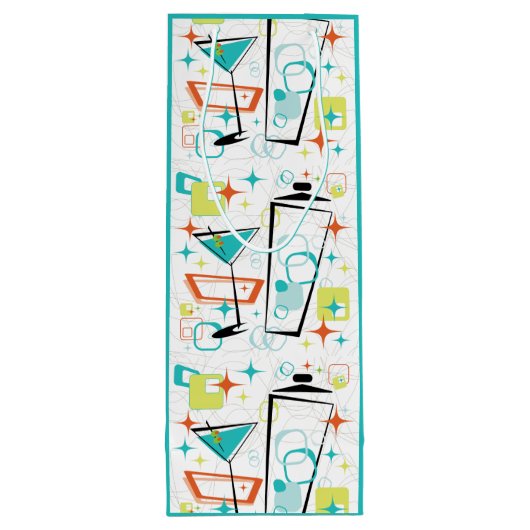 Martinis A Go-Go! Wijn Cadeautas (Achterkant)