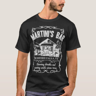 Martinis Bar Het is een prachtig leven T-shirt