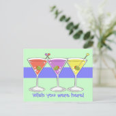 Martinis Briefkaart (Staand voorkant)