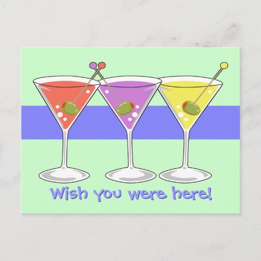 Martinis Briefkaart (Voorkant)