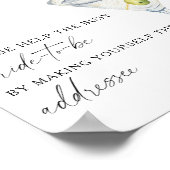 Martinis & Huwelijk Help de drukke bruid Adres Poster (Hoek)