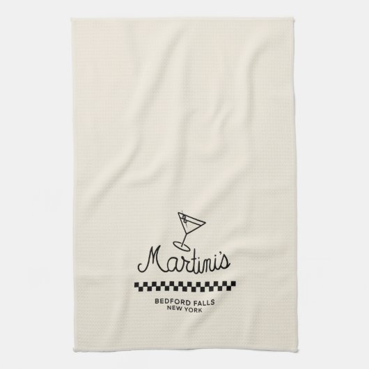 Martini's Theedoek (Verticaal)